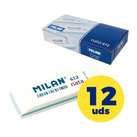 Milan Goma de Borrar Nata Blanca CPM612